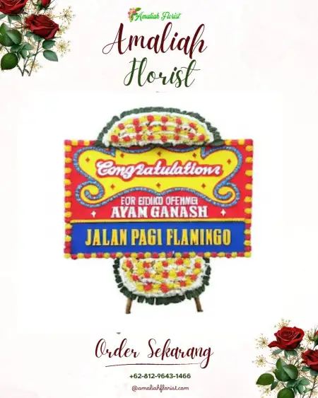 Sewa Papan Bunga Jarit